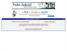 Tablet Screenshot of expedientes.poderjudicial.gub.uy